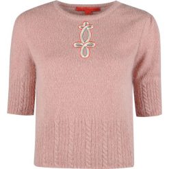 Tommy Hilfiger Sweter. Swetry damskie TOMMY HILFIGER, z aplikacjami, z wełny, bez rękawów, bez kaptura. Za 299,00 zł.
