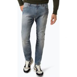 Wrangler - Jeansy męskie – Larston, niebieski. Niebieskie jeansy męskie regular Wrangler. Za 449,95 zł.