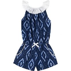 Kombinezon "Lolita" w kolorze granatowym. Niebieskie kombinezony niemowlęce La Faute à Voltaire, w paski, z bawełny, bez rękawów, bez kaptura. W wyprzedaży za 77,95 zł.