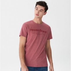 T-shirt Czerwony. Czerwone t-shirty damskie House, s, bez wzorów, bez kołnierzyka. Za 39,99 zł.