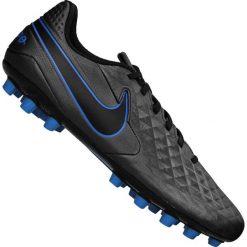Buty piłkarskie Nike Legend 8 Academy Ag M AT6012-004. Czarne buty sportowe męskie Nike, na jesień, ze skóry, na sznurówki, do piłki nożnej. W wyprzedaży za 339,00 zł.