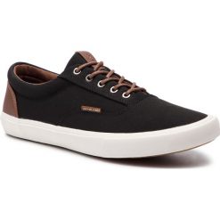 Tenisówki JACK&JONES - Jfwvision 12146325 Anthracite. Czarne tenisówki męskie marki Jack&Jones, z gumy. Za 189,00 zł.