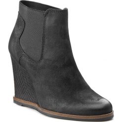 Botki damskie lity: Botki SIMEN - 8580 Gad Czarny