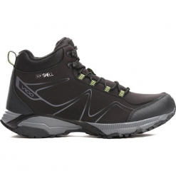 Czarne Trapery New Generation. Czarne buty trekkingowe męskie marki Born2be, na zimę, z materiału, na sznurówki. Za 179,99 zł.