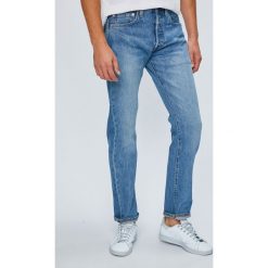 Levi's - Jeansy 501. Niebieskie jeansy męskie Levi's®, s, bez wzorów. W wyprzedaży za 299,90 zł.