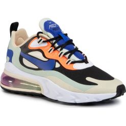 Buty NIKE - Nike Air Max 270 React CI3899 200 Fossil/Hyper Blue/Black. Żółte buty sportowe damskie Nike, bez wzorów, ze skóry ekologicznej, sportowe, nike air max. Za 679,00 zł.