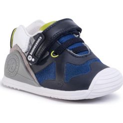 Sneakersy BIOMECANICS - 202153 A-Azul Electrico. Niebieskie trampki chłopięce Biomecanics, bez wzorów, ze skóry ekologicznej, na rzepy. Za 219,00 zł.