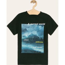 Lmtd - T-shirt dziecięcy 134-176 cm. Czarne t-shirty chłopięce LMTD, z nadrukiem, z bawełny, bez rękawów. Za 99,90 zł.