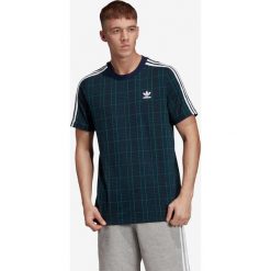 Adidas Originals Tartan Koszulka Niebieski. Niebieskie podkoszulki męskie adidas Originals, s, w kratkę, z bawełny, z krótkim rękawem. Za 163,95 zł.