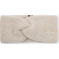 Opaska TOMMY HILFIGER - Effortless Headband AW0AW07174 Aek. Brązowe opaski damskie TOMMY HILFIGER, bez wzorów, z wełny. Za 179,00 zł.
