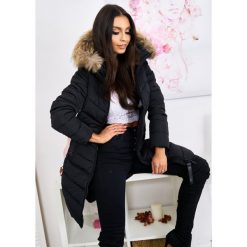 Gisele Płaszcz Naturalny Jenot Premium Kolor Black S. Czarne kurtki damskie LIGARI, s, w paski, z bawełny, bez kaptura. Za 499,00 zł.