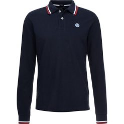 North Sails LOGO Koszulka polo navy blue. Niebieskie koszulki polo męskie marki North Sails, xl, z bawełny, z długim rękawem. Za 359,00 zł.