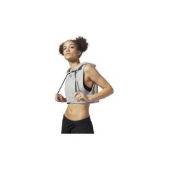 Bluzy Reebok Sport Bluza z kapturem Combat Legacy Sleeveless. Szare bluzy sportowe damskie marki Reebok Sport, xs, z kapturem. Za 249,00 zł.