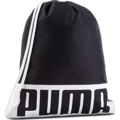 Plecak PUMA - Deck Gym Sack 074961 01 Puma Black. Czarne plecaki męskie Puma, bez wzorów, z materiału, sportowe. Za 59,99 zł.