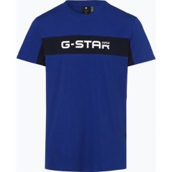 G-Star - T-shirt męski, czarny. Czarne t-shirty męskie marki G-Star, m, z kontrastowym kołnierzykiem. Za 199,95 zł.
