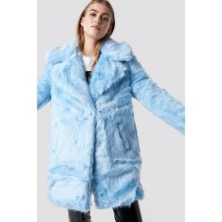 Glamorous Płaszcz Fluffy - Blue. Niebieskie płaszcze damskie pastelowe Glamorous, z futra. Za 607,95 zł.