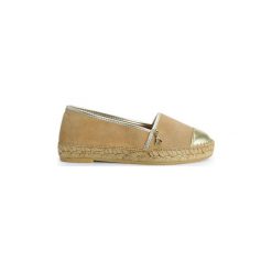 Espadryle Patrizia Pepe DV6332/A2HC-F2DG. Brązowe espadryle damskie Patrizia Pepe, bez wzorów, bez obcasa. Za 369,00 zł.