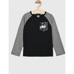 Puma - Longsleeve dziecięcy 104-176 cm. Czarne t-shirty chłopięce Puma, z nadrukiem, z bawełny, z długim rękawem. W wyprzedaży za 59,90 zł.