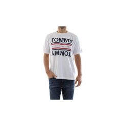 T-shirty z krótkim rękawem Tommy Jeans DM0DM05547 ESSENTIAL REFLEC. Szare t-shirty męskie Tommy Jeans, s, bez wzorów, z jeansu, bez kołnierzyka, krótkie. Za 131,30 zł.
