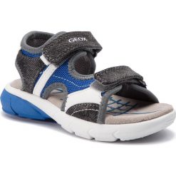 Sandały GEOX - B S.Flexyper B.B B922UB 014BU C0735 S Navy/Red. Niebieskie sandały chłopięce Geox, ze skóry ekologicznej, bez zapięcia. W wyprzedaży za 179,00 zł.
