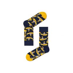 Skarpetki Happy Socks X The Beatles BEA01-600. Szare skarpetki męskie marki Happy Socks, z bawełny. Za 39,90 zł.