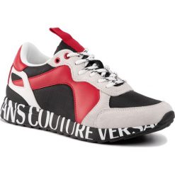 Sneakersy VERSACE JEANS COUTURE - E0YUBSN1 71316 MD7. Czarne sneakersy męskie Versace Jeans Couture, na co dzień, bez wzorów, z jeansu, bez zapięcia. W wyprzedaży za 559,00 zł.