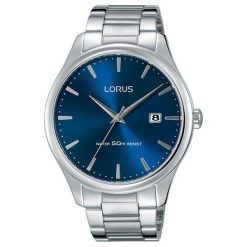 Zegarek Lorus Męski Klasyczny RS957CX9WR DATA srebrny. Szare zegarki męskie Lorus, srebrne. Za 204,00 zł.