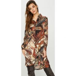 Answear - Sukienka Orient Express. Szare sukienki damskie ANSWEAR, na co dzień, s, bez wzorów, z poliesteru, casualowe, bez kołnierzyka, bez rękawów, mini, proste. Za 169,90 zł.