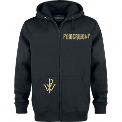 Powerwolf SoS - Wolf Bluza z kapturem rozpinana czarny. Czarne bluzy męskie marki Powerwolf, l, z nadrukiem, z kapturem. Za 184,90 zł.