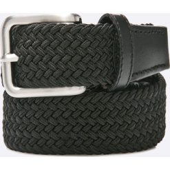Jack & Jones - Pasek Spring. Czarne paski męskie Jack & Jones, w paski, z elastanu. W wyprzedaży za 69,90 zł.