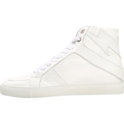 Trampki męskie: Zadig & Voltaire HIGH FLASH Tenisówki i Trampki wysokie blanc