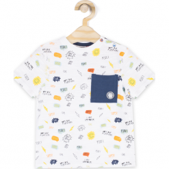 Koszulka. Szare t-shirty chłopięce marki HERO ANIMALS, z nadrukiem, z bawełny, z długim rękawem. Za 24,90 zł.