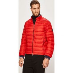 Polo Ralph Lauren - Kurtka puchowa. Czerwone płaszcze męskie Polo Ralph Lauren, m, bez wzorów, z tkaniny, krótkie, bez kaptura. Za 1249,00 zł.