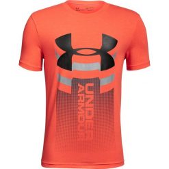 T-shirty męskie: Under Armour Koszulka dziecięca Veritcal Logo T-shirt Orange r. S (1310271847)
