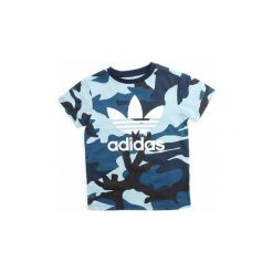 T-shirty z krótkim rękawem Dziecko adidas Camo tee Camiseta. Zielone t-shirty chłopięce marki Adidas, bez wzorów, z krótkim rękawem. Za 119,27 zł.