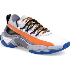 Sneakersy DIESEL - S-Kipper Band Y02112 P149 H7109 Star White/Orange. Szare sneakersy męskie Diesel, na co dzień, bez wzorów, ze skóry, eleganckie, bez zapięcia. W wyprzedaży za 819,00 zł.