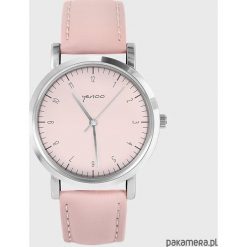 Zegarek - Simple Elegance - pudrowy róż. Czerwone zegarki damskie Pakamera. Za 139,00 zł.