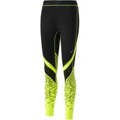 Bryczesy damskie: Mizuno Damskie Spodnie Impprinted Longtight/Black Safety Yel S