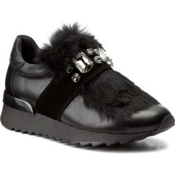 Sneakersy BALDININI - 848466TDOKL00 X Nero. Czarne półbuty damskie marki Baldinini, na co dzień, bez wzorów, ze skóry, bez obcasa, na płaskiej podeszwie, bez zapięcia. W wyprzedaży za 889,00 zł.