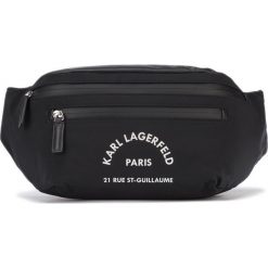 Karl Lagerfeld Rue St Guillaume Nerka Czarny. Czarne nerki damskie w paski, ze skóry. Za 769,95 zł.