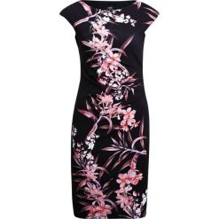 Sukienki: Wallis FERN FLORAL WRAP Sukienka z dżerseju black
