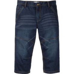 Dżinsy 3/4 Regular Fit Tapered bonprix ciemnoniebieski "used". Czarne jeansy męskie bonprix, m, bez wzorów. Za 99,99 zł.