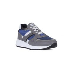 Buty Nero Giardini NERO GIARDINI SAVAGE. Szare trampki męskie Nero Giardini, bez wzorów, bez zapięcia. Za 435,45 zł.