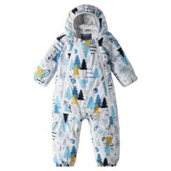 Lassie Kombinezon Zimowy Sky Blue 68. Niebieskie kombinezony niemowlęce marki Lassie, na zimę, z bawełny. Za 282,00 zł.