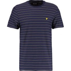 T-shirty męskie z nadrukiem: Lyle & Scott BUNGEE STRIPE Tshirt z nadrukiem navy