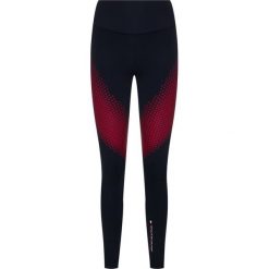 Legginsy Tommy Sport Exo Technical S10S100332. Niebieskie spodnie damskie Tommy Sport, s, z elastanu. W wyprzedaży za 249,00 zł.