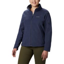 Polar damski Columbia Fast Trek II 1465353591. Niebieskie kurtki damskie Columbia, xl, bez wzorów, z polaru, bez kaptura. Za 195,99 zł.