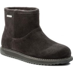 Buty EMU AUSTRALIA - Paterson Classic Mini W11619 Charcoal. Szare kozaki damskie EMU Australia, ze skóry, klasyczne, na niskim obcasie, bez zapięcia. W wyprzedaży za 479,00 zł.