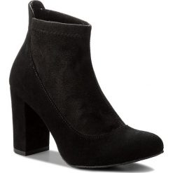 Botki EDEO - 3130-16/ST.2 Czarny. Czarne botki damskie zamszowe marki Edeo. W wyprzedaży za 219,00 zł.