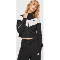 Nike Sportswear - Bluza. Czarne bluzy damskie Nike Sportswear, s, bez wzorów, z elastanu, bez rękawów, bez kaptura. Za 239,90 zł.